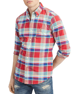 Polo Ralph Lauren Classic Fit Plaid Button-down Shirt Multi thumbnail 4