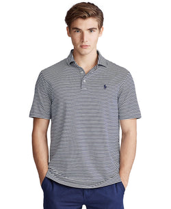 Polo Ralph Lauren Classic Fit Soft Cotton Striped Polo French Navy/white thumbnail 1