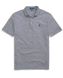 Polo Ralph Lauren Classic Fit Soft Cotton Striped Polo French Navy/white thumbnail 2