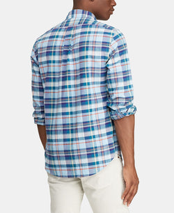Polo Ralph Lauren Classic Fit Stripe Oxford Shirt Green Multi thumbnail 3