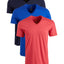 Polo Ralph Lauren Classic V-neck Cotton T-shirt 3-pk. Royal/red/navy