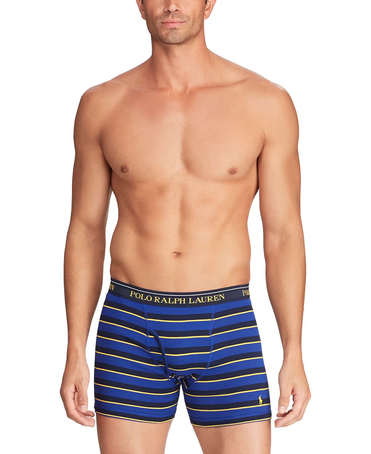 Polo Ralph Lauren Classic-fit 3pk. Boxer Briefs Hertiage Royal Stpe / Heritage Royal Sol / Cruise Navy