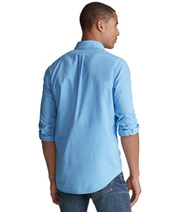 Polo Ralph Lauren Classic-fit Garment-dyed Oxford Shirt Blue Lagoon thumbnail 3