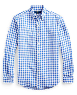 Polo Ralph Lauren Classic-fit Gingham Shirt Blue/white thumbnail 4