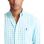 Polo Ralph Lauren Classic-fit Gingham Shirt Turquoise/white