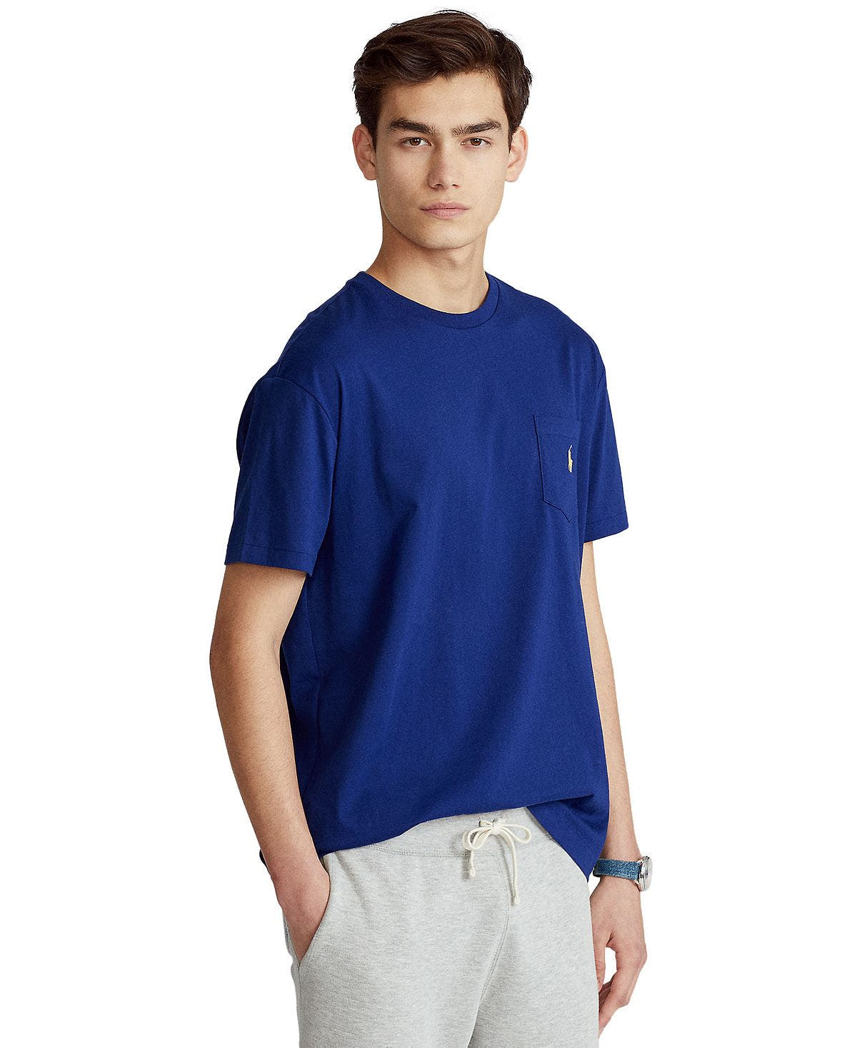 Polo Ralph Lauren Classic-fit Jersey Pocket T-shirt Fall Royal