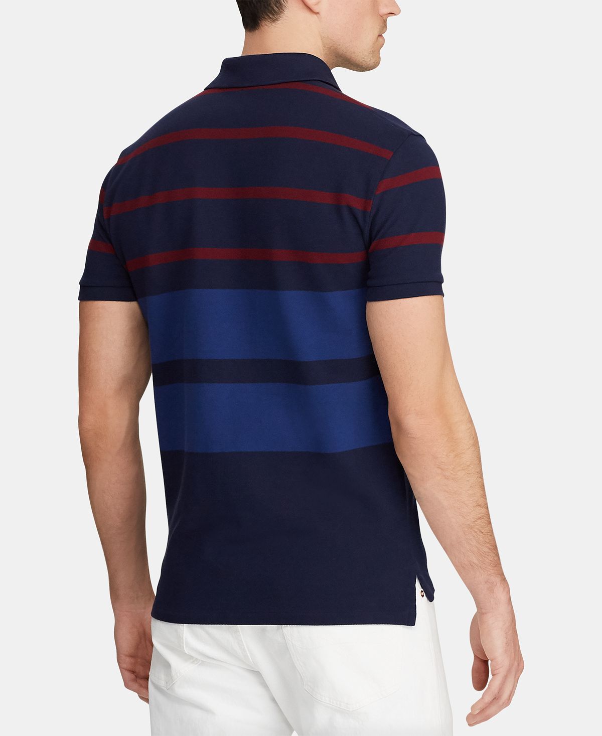 Polo Ralph Lauren Classic-fit Retro Mesh Polo Shirt Cruise Navy Multi