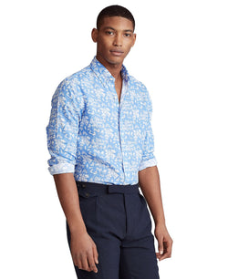 Polo Ralph Lauren Classic-fit Tropical Linen Shirt Caribbean Excursion thumbnail 1