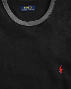 Polo Ralph Lauren Color-block Long-sleeve Crewneck Tee Black thumbnail 4