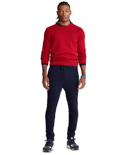 Polo Ralph Lauren Cotton Crewneck Sweater Park Avenue Red thumbnail 3