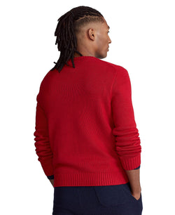 Polo Ralph Lauren Cotton Crewneck Sweater Park Avenue Red thumbnail 4