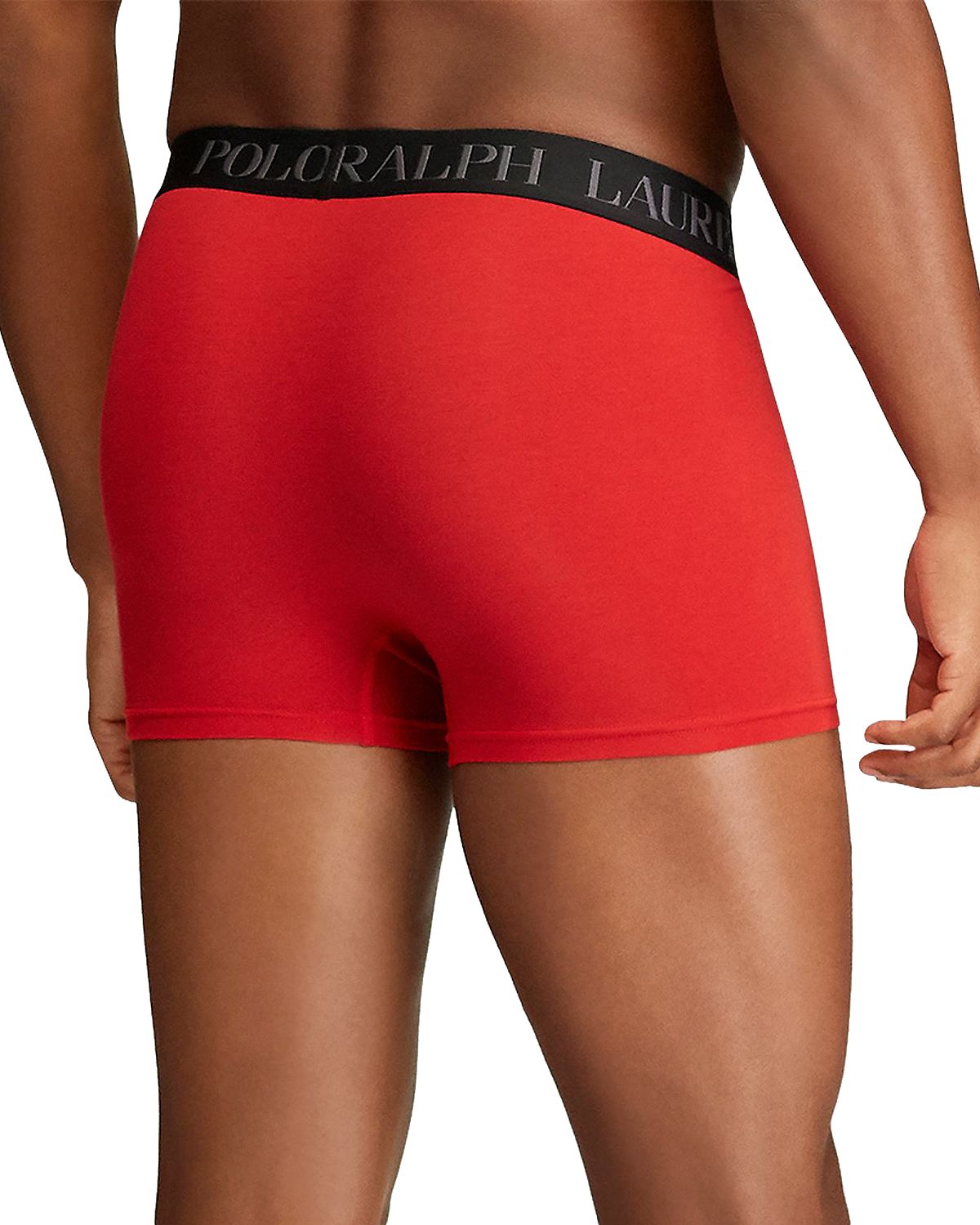 Polo Ralph Lauren Cotton Stretch 4d-flex Lightweight Trunks Pack Of 3 Red/Sand/Black