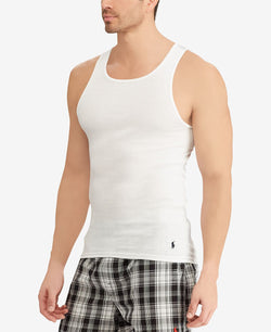 Polo Ralph Lauren Cotton Undershirt Tank Top 5-pack White thumbnail 2