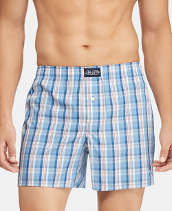 Polo Ralph Lauren Cotton Woven Boxers Vineyard Plaid thumbnail 2