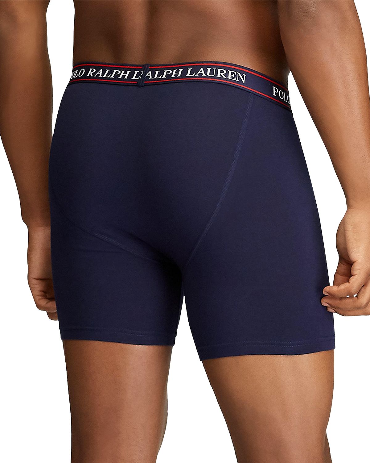 Polo Ralph Lauren Cotton-blend 4-way Stretch Classic-fit Boxer Briefs Pack Of 3 Navy/White/Light Blue