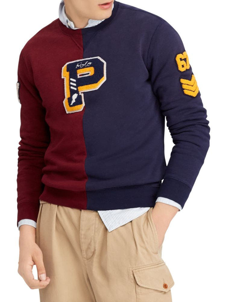 Polo Ralph Lauren Cotton-blend Fleece Sweatshirt Navy