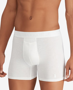 Polo Ralph Lauren Cotton/modal Blend Boxer Briefs 2-pk. White/Rugby Royal thumbnail 1