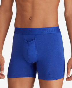 Polo Ralph Lauren Cotton/modal Blend Boxer Briefs 2-pk. White/Rugby Royal thumbnail 3