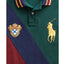 Polo Ralph Lauren Custom Slim Fit Big Pony Mesh Polo Shirt College Green Multi