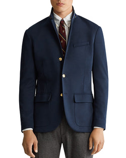 Polo Ralph Lauren Double-knit Ponte Blazer Aviator Navy thumbnail 1