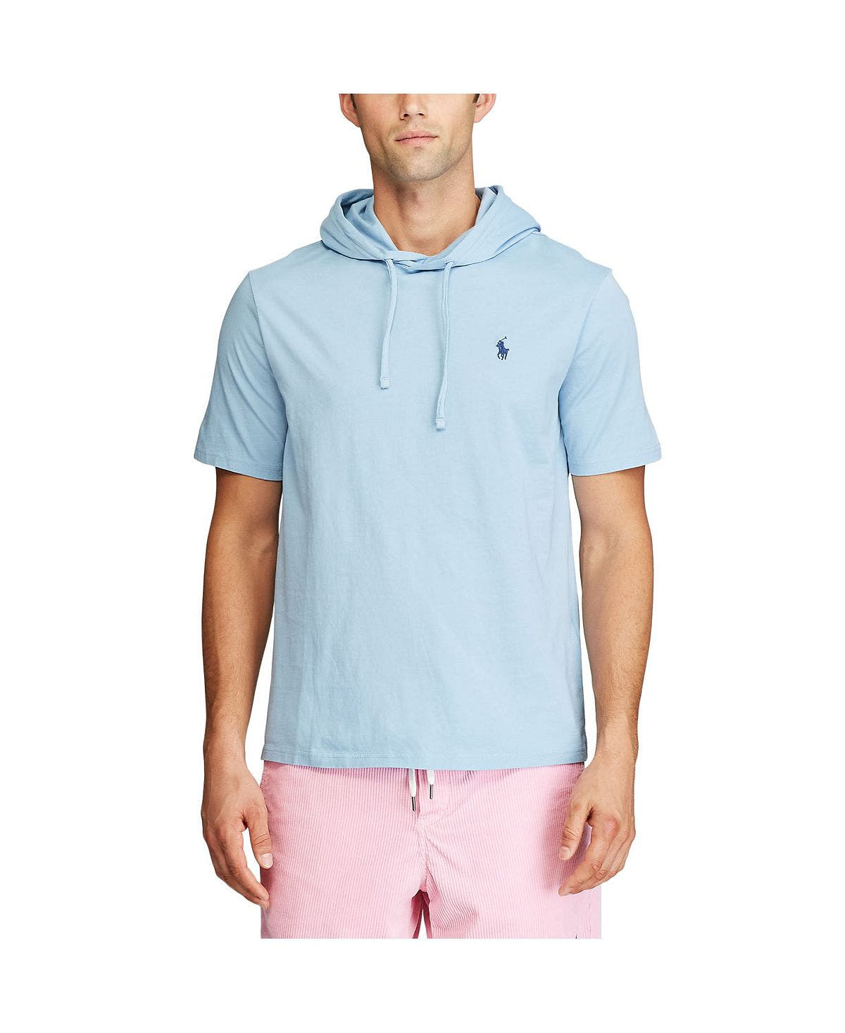 Polo Ralph Lauren Jersey Hooded T-shirt Powder Blue