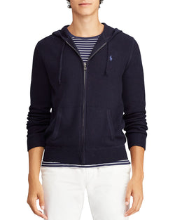 Polo Ralph Lauren Knit Hoodie Navy thumbnail 1