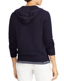 Polo Ralph Lauren Knit Hoodie Navy thumbnail 2