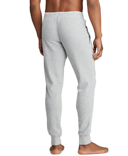 Polo Ralph Lauren Logo Script Pajama Joggers Andover Heather thumbnail 2