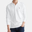 Polo Ralph Lauren Long Sleeve Soft Cotton Polo Shirt White
