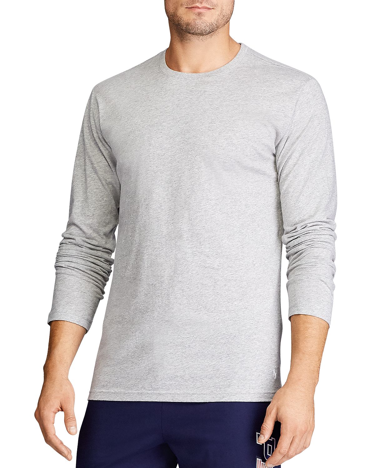 Polo Ralph Lauren Long-sleeve Sleep Shirt Gray