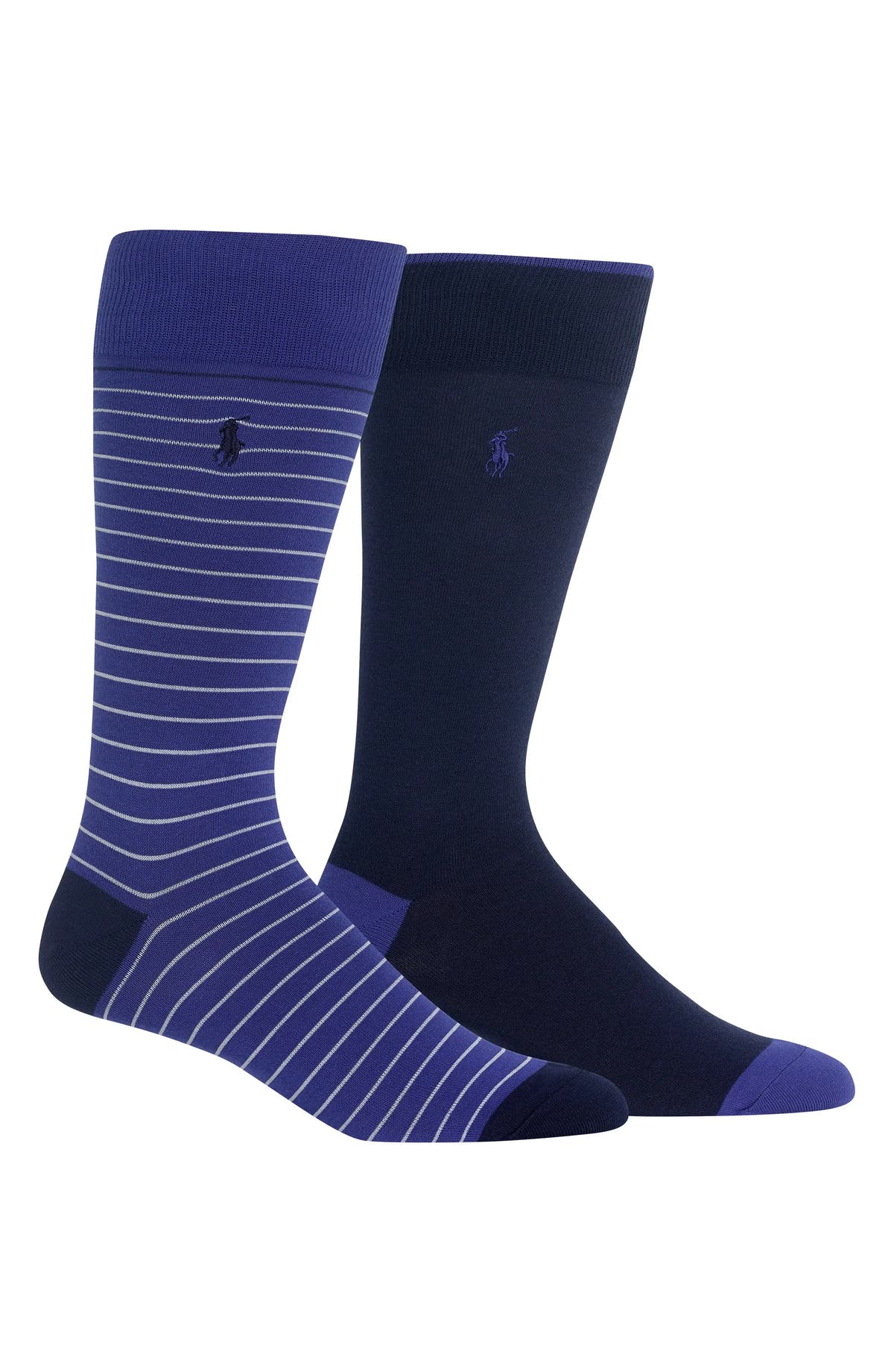 Polo Ralph Lauren Men's 2-Pack Socks Blue/Black