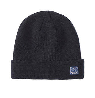 Polo Ralph Lauren Men's Cuffed Knit Hat Black