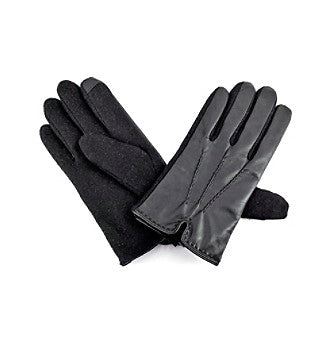 Polo Ralph Lauren Men`s Hand Stitched Nappa Touch Gloves Black