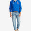 Polo Ralph Lauren Mesh Hoodie Blue Saturn