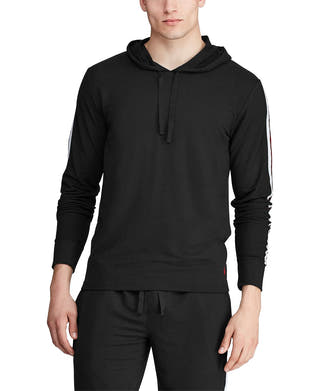 Polo Ralph Lauren Mini-terry Pajama Hoodie Black