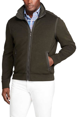 Polo Ralph Lauren Olive Green Big/Tall Full Zip Hooded Jacket thumbnail 1