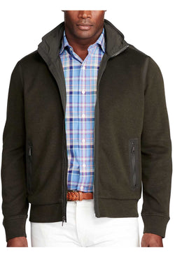 Polo Ralph Lauren Olive Green Big/Tall Full Zip Hooded Jacket thumbnail 2