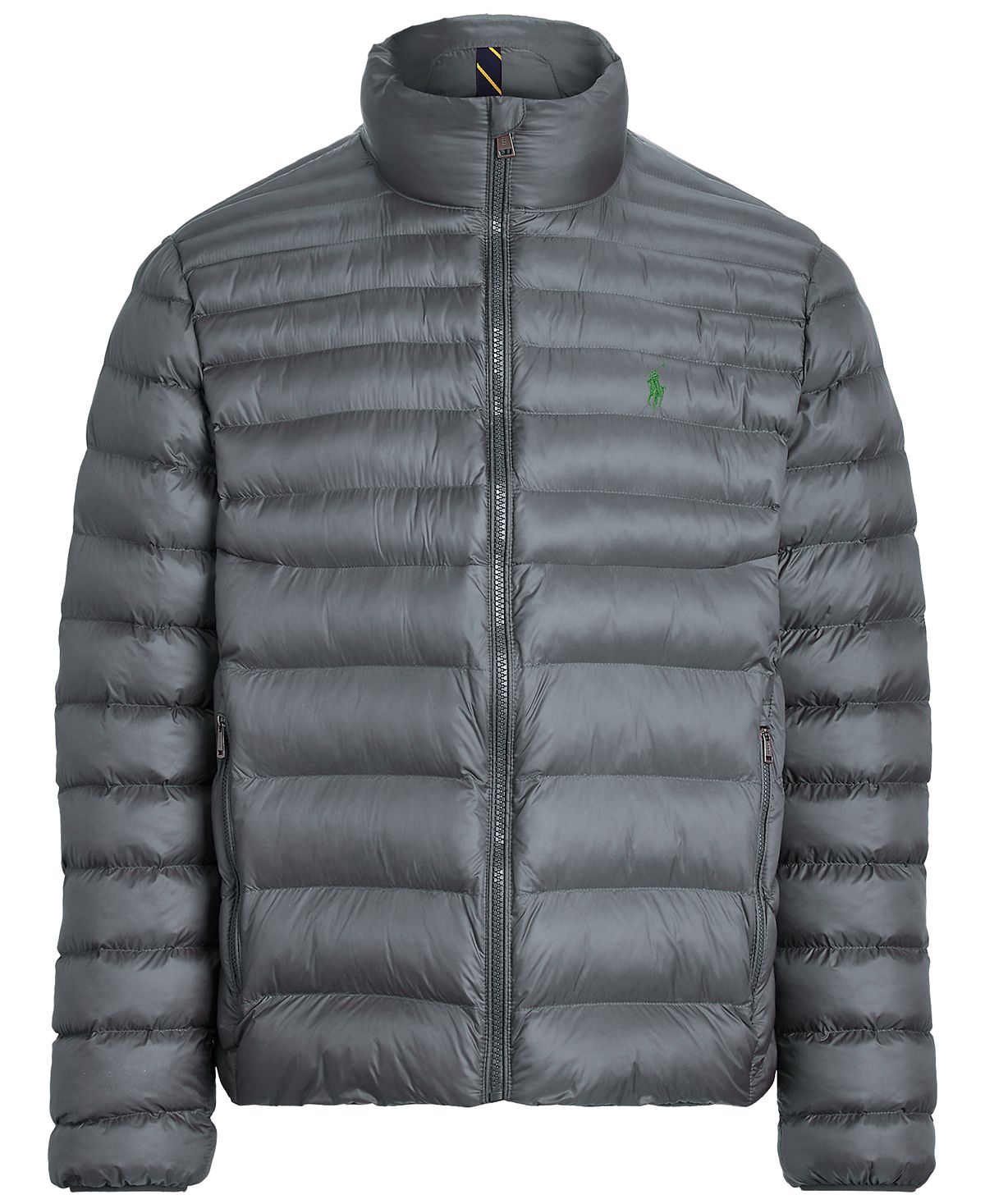 Polo Ralph Lauren Packable Quilted Jacket Charcoal Grey