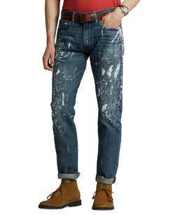 Polo Ralph Lauren Paint-splatter Classic Fit Stretch Jean Buckfield W/zip Fly thumbnail 1