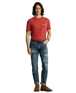 Polo Ralph Lauren Paint-splatter Classic Fit Stretch Jean Buckfield W/zip Fly thumbnail 2