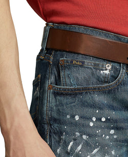 Polo Ralph Lauren Paint-splatter Classic Fit Stretch Jean Buckfield W/zip Fly thumbnail 3