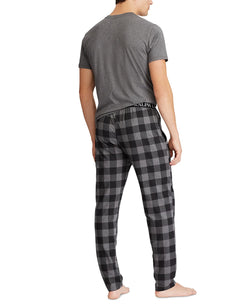 Polo Ralph Lauren Pajama Set Charcoal Buffalo Plaid thumbnail 3