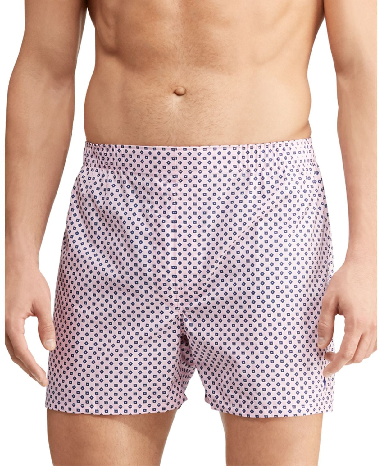 Polo Ralph Lauren Patterned Classic Fit Boxers Pack Of 3 Pink/Blue