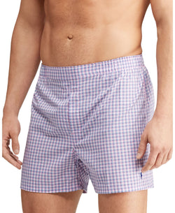 Polo Ralph Lauren Patterned Classic Fit Boxers Pack Of 3 Pink/Blue thumbnail 3
