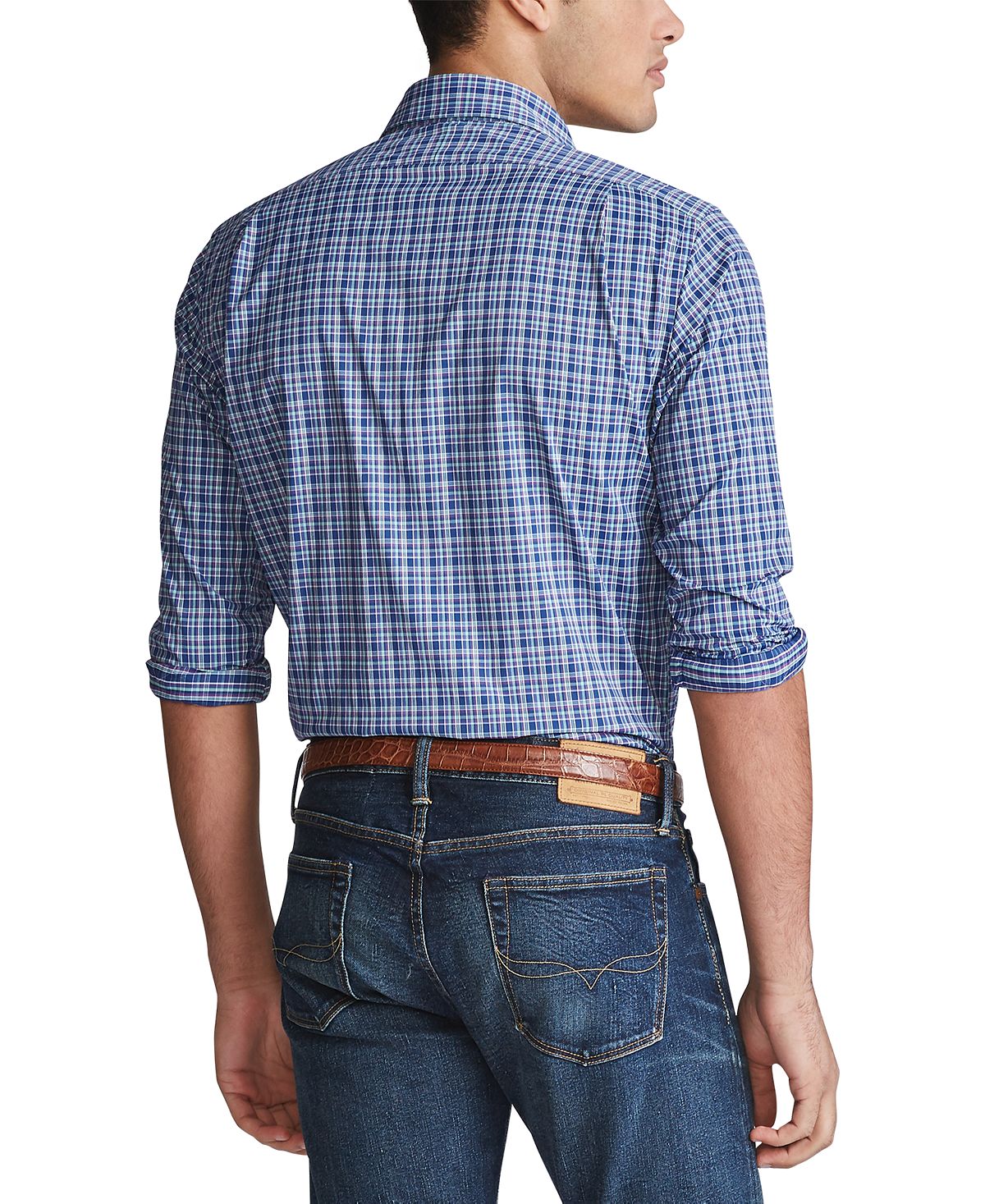 Polo Ralph Lauren Performance Twill Sport Shirt Purple/Iris Multi