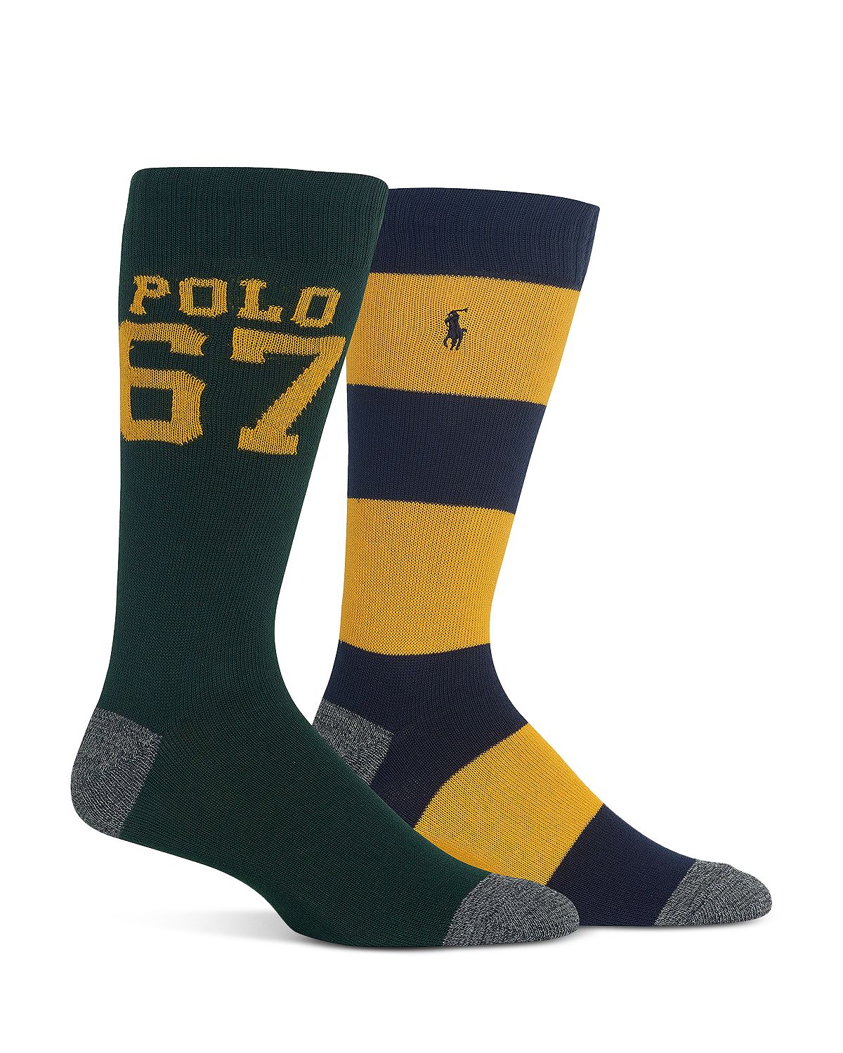Polo Ralph Lauren Polo 67 Crew Socks Pack Of 2 Hunter