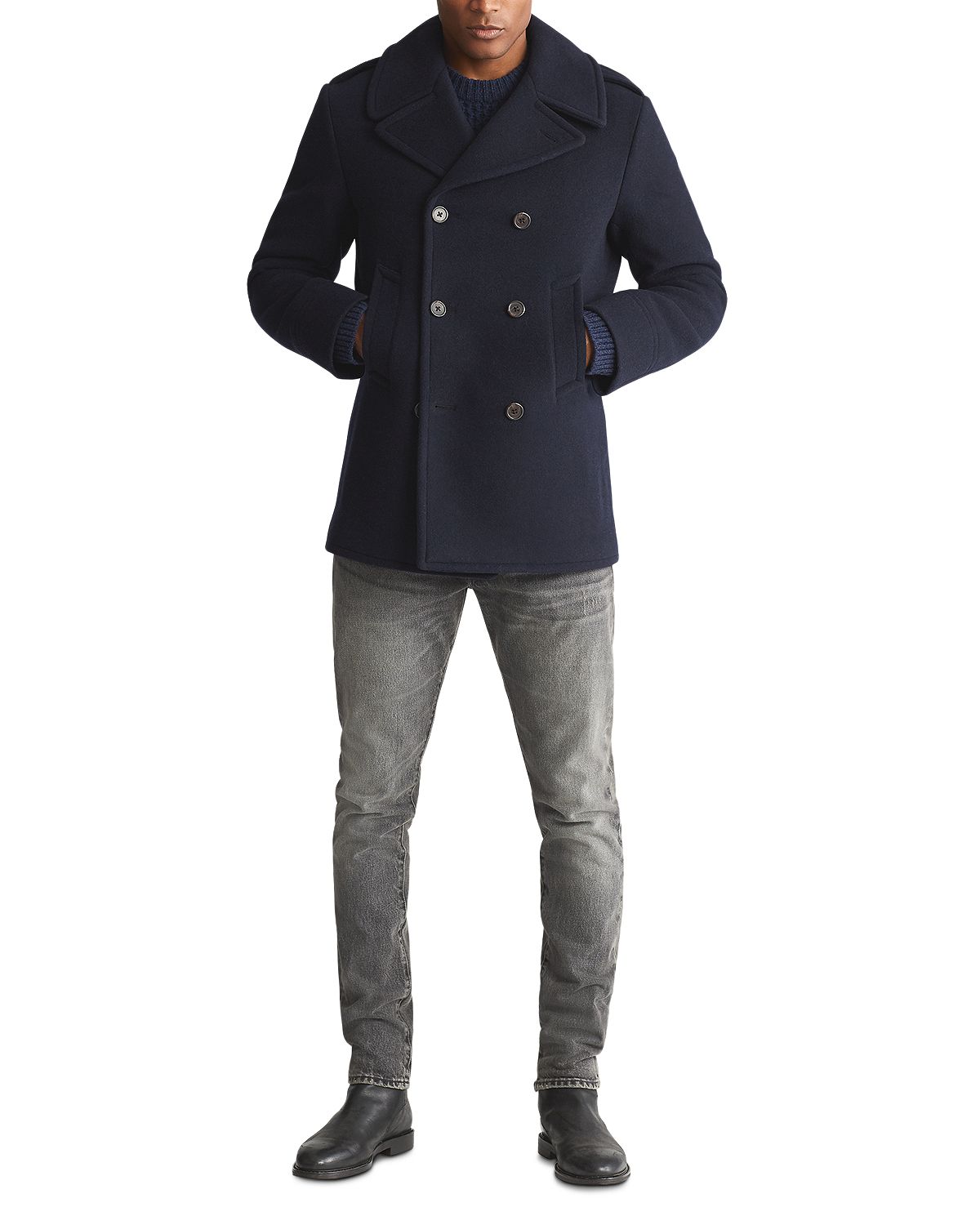 Polo Ralph Lauren Polo Wool-blend Peacoat Navy