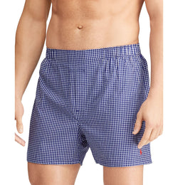 Polo Ralph Lauren Printed Boxers Pack Of 3 Blue/Red thumbnail 1