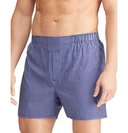 Polo Ralph Lauren Printed Boxers Pack Of 3 Blue/Red thumbnail 2