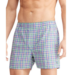 Polo Ralph Lauren Printed Boxers Pack Of 3 Blue/Red thumbnail 3